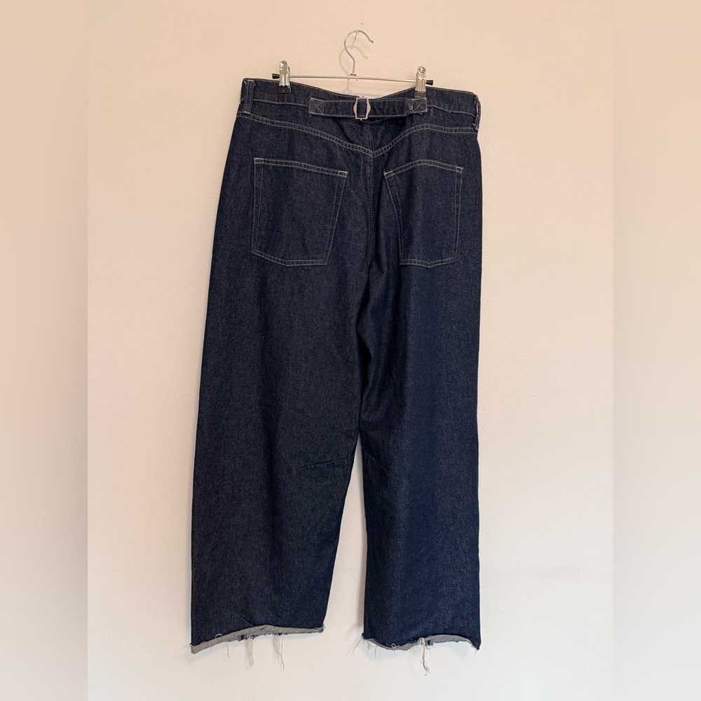 BDG Logan Twisted Buckle Barrel Jeans / Dark Denim Size 33 - Picture 4 of 8